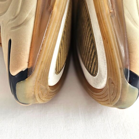 NIKE AIR MAX 720 Desert Brown Black Sneakers Mens Size 11 Ombre Low Top - Picture 9 of 12